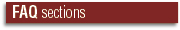 FAQ sections